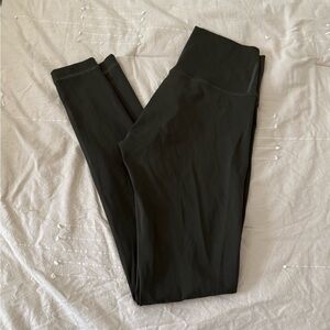 Lululemon Army Green High-Waisted Leggings